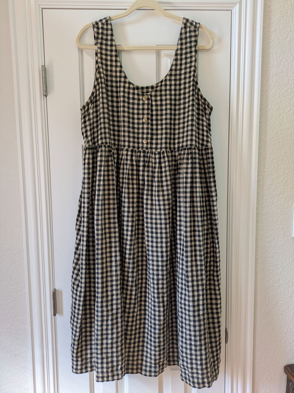 notPERFECTLINEN Midsand Gingham Valley/Volume, XL